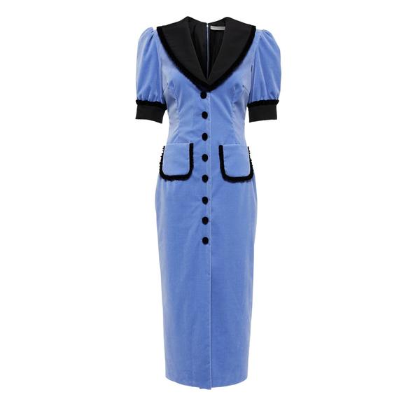 Alessandra Rich Dresses & Skirts - Alessandra Rich - Fitted Velvet Dress - IT 42